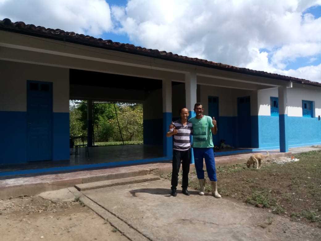 Camacã: Prefeitura realiza Reforma da Escola José Maria km 14